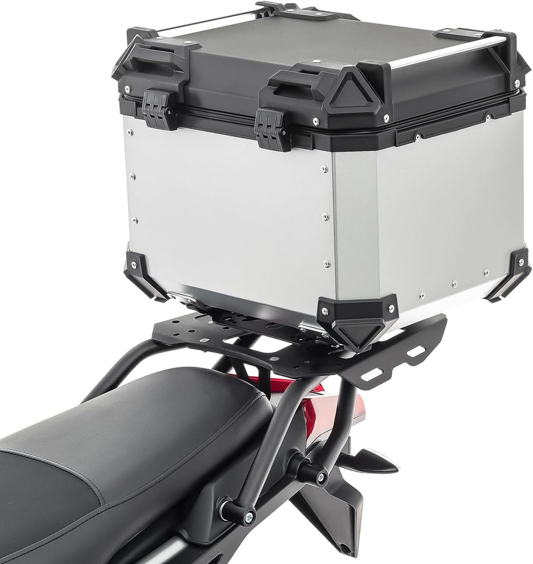 Alu Topcase für BMW R 1200 GS / Adventure Aluminium Bagtecs XB45 silber