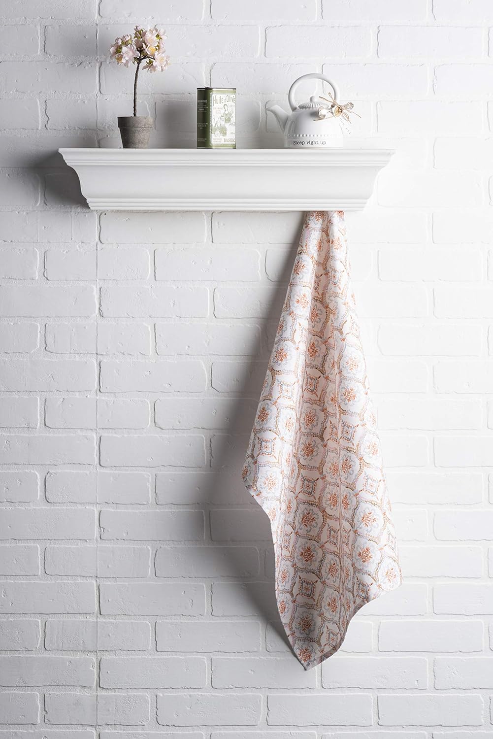 Maison d'Hermine Küchenhandtücher 3er-Set 100% Baumwolle 70 cm x 50 cm Wiederverwendbare Geschirrtüc