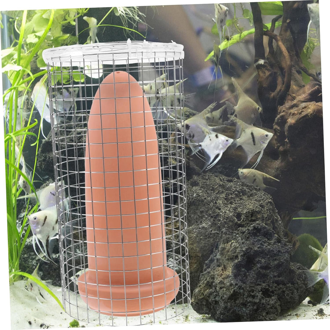 POPETPOP Ablaichkegel Diskus Skalar Laichkegel Aquarium Höhle Keramik Spachtelkegel Zuchtkegel Aquar