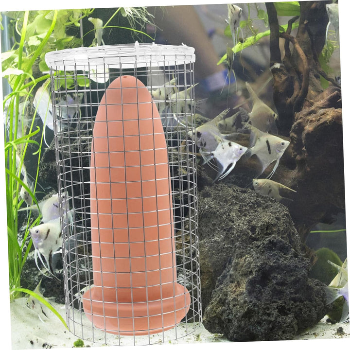 POPETPOP Ablaichkegel Diskus Skalar Laichkegel Aquarium Höhle Keramik Spachtelkegel Zuchtkegel Aquar