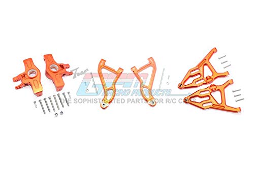 Traxxas Unlimited Desert Racer 4X4 (#85076-4) Tuning Teile Aluminum Front Upper & Lower Arms + Knuck