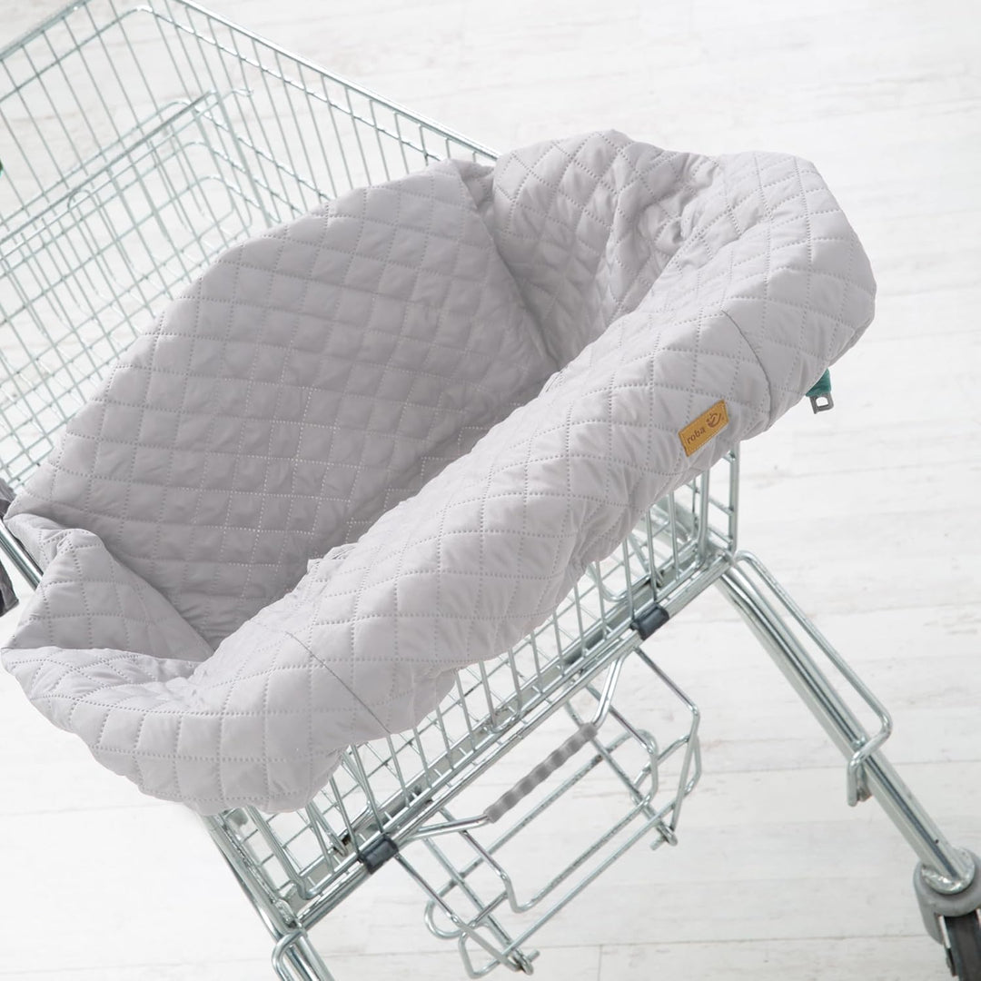 roba Einkaufswagenschutz 'roba Style' inkl. Tragerucksack - Gepolsterter Schutzbezug für Babys & Kle