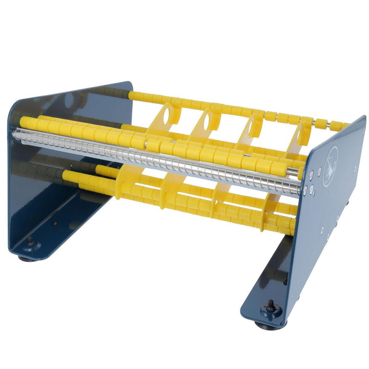 TE-Office Etikettenspender Labelspender aus Stahl für Haftetiketten Tischgerät manuell bis 265 mm in