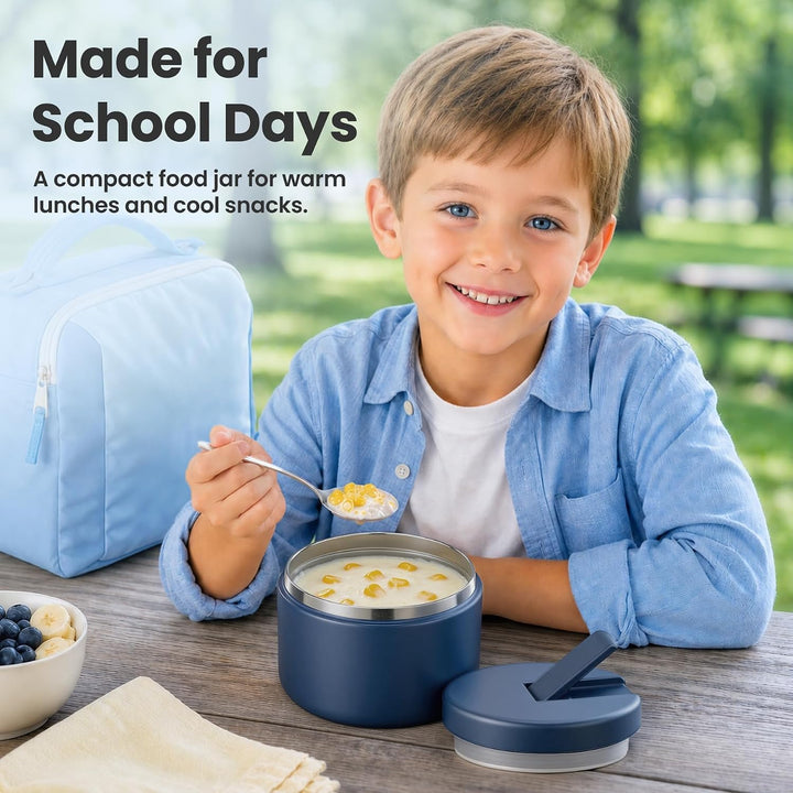 Itslife Thermobehälter für Essen 350ml Edelstahl Warmhaltebebehälter, Kinder auslaufsicherer Lunchbe
