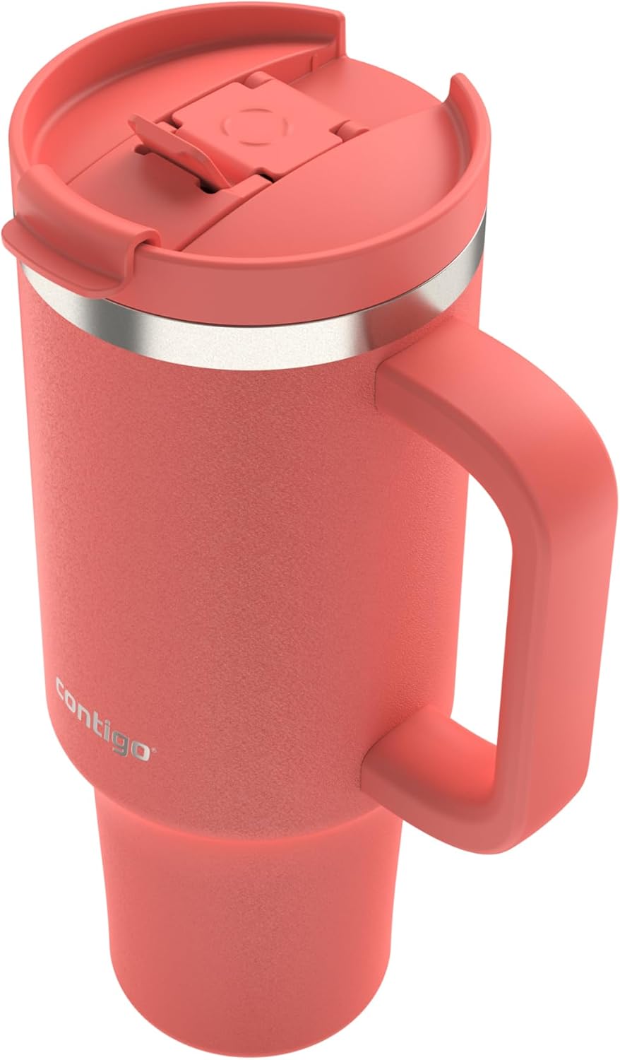 Contigo Streeterville Thermosflasche 1200 ml mit Henkel und Strohhalm | Isolierte Thermo-Trinkflasch