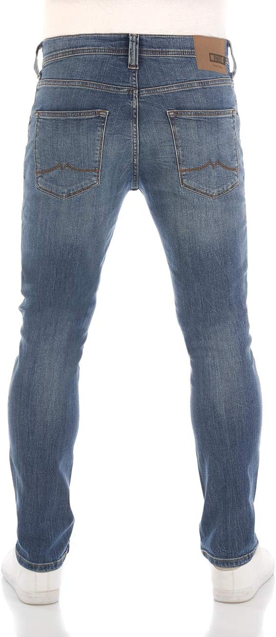 MUSTANG Herren Jeans Vegas Slim Fit Jeanshose Hose Denim Stretch Baumwolle Schwarz Grau Blau w30 - w