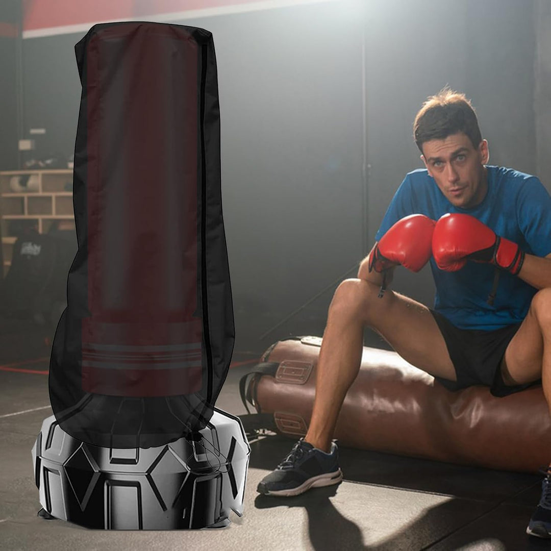 Schutzhülle für Boxsack, 56 x 132 cm, Schutzbezug für Boxsack, 210D Oxford, Staubschutz, verstellbar
