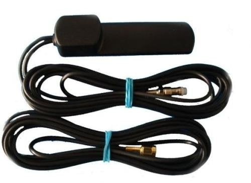 GSM GPS Fensterklebeantenne FAK/M Bordeaux (GSM = D) - FAK/M Blue (GPS - C) 2.5 m FAKRA Stecker Gehä