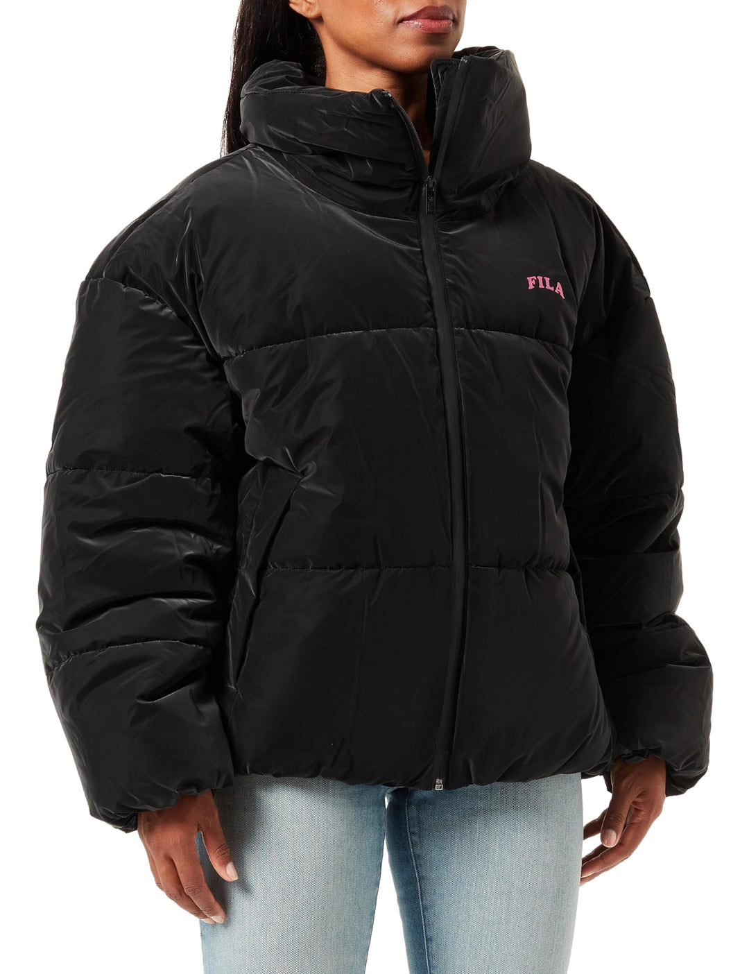 FILA Damen Tonala Padded Jacket XS Schwarz, XS Schwarz