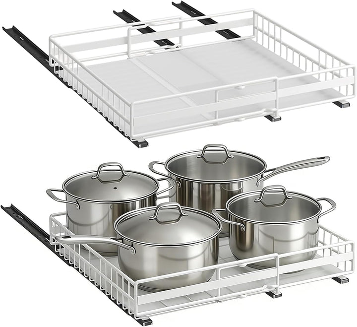 LANTUS Unterregal Aufbewahrungskorb, Hängekorb Regal Unter Schrank Hängekorb Metall Korb Organizer R