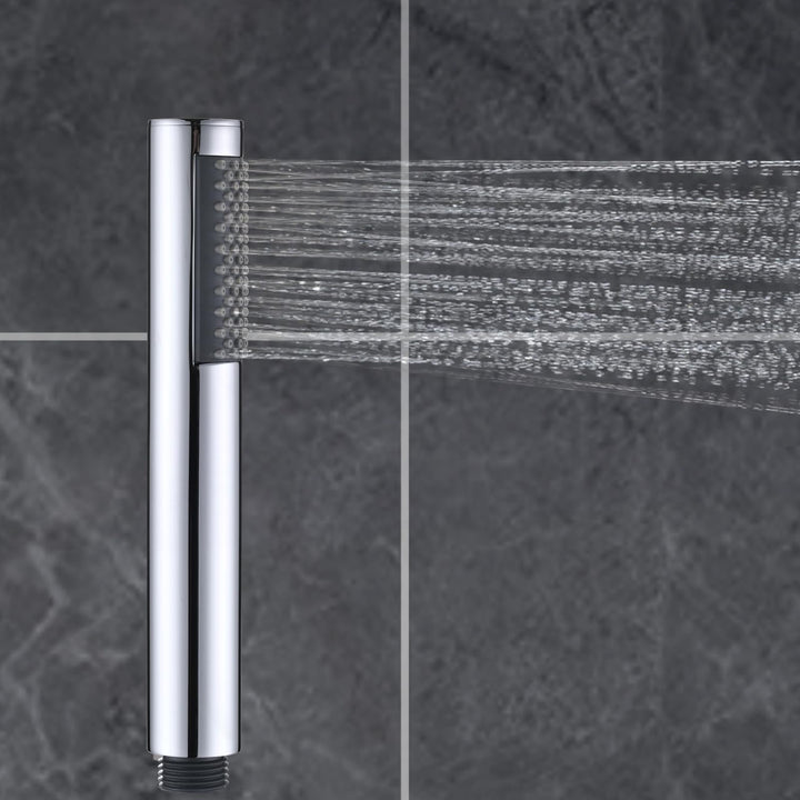 DETBOM Handbrause für Badezimmer, Duschköpfe Edelstahl, Shower Head Anti-Kalk, Wassersparend Spardus
