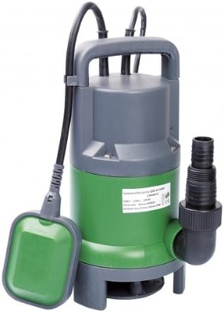 Ribimex PRPVC400C Schmutzwasser-Tauchpumpe, 400 W, Grün/Grau