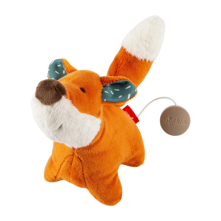Mini Spieluhr Fuchs Einschlafhilfe Baby Spielzeug Melodie Kuscheltier orange, orange