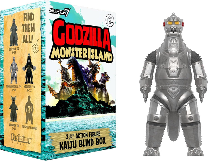Super7 Toho Blind Box Wave 07 (Monster-Insel), Blind Box Flat, Set mit 12 Actionfiguren, Blind Box 3