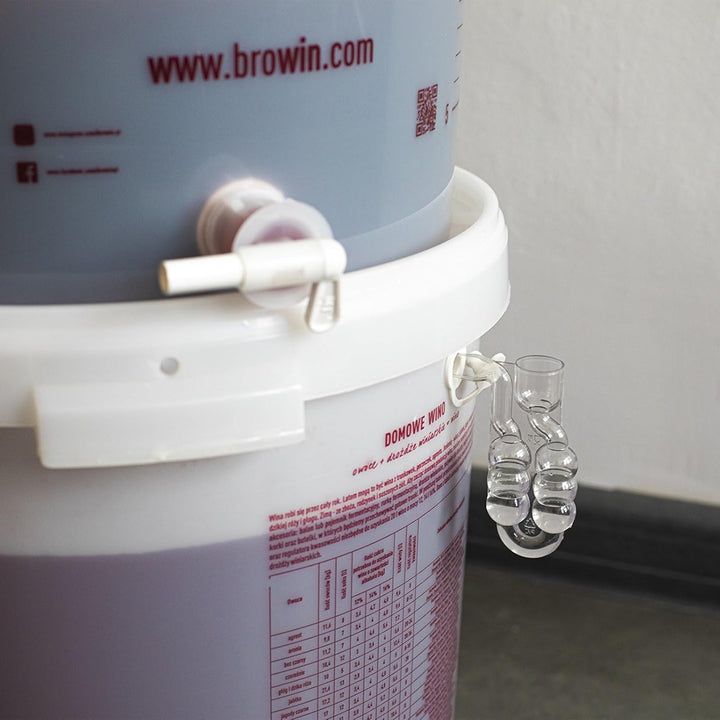 lilawelt24 2X 30l Kompletter Gärbehälter/Gäreimer Eimer Fermentation Gärfass Gärballon Bier, Wein TO