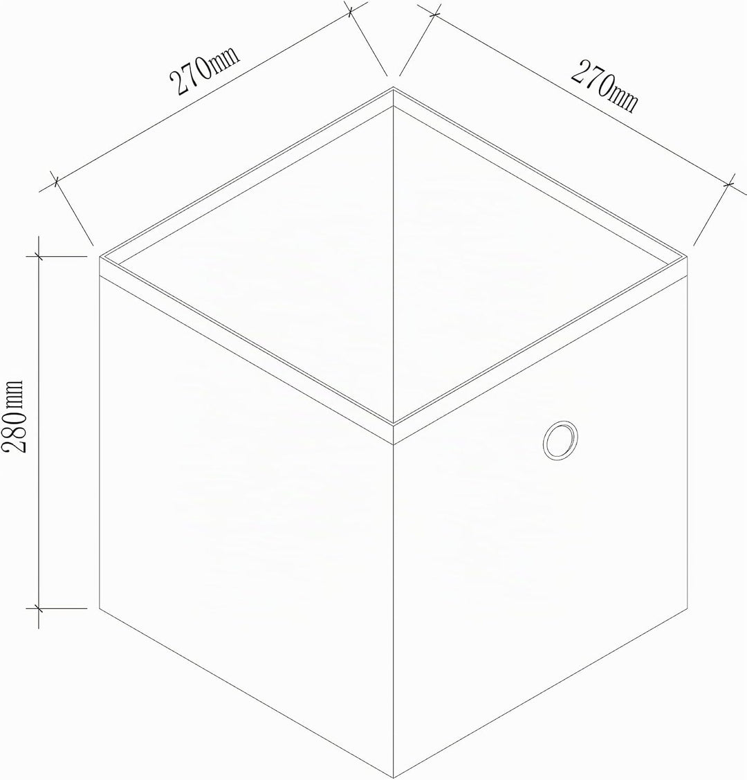 VCM 10er Set Faltbox Klappbox Stoff Kiste Faltschachtel Regalbox Aufbewahrung Boxas Orange, Orange