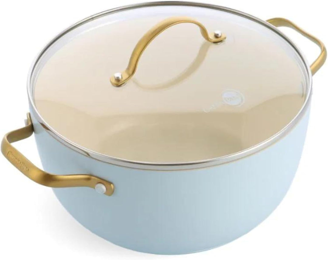 GreenPan Reserve Harteloxiertes Gesundes Keramische Antihaft-Kochgeschirr Set,10 Teile,Inklusive Bra