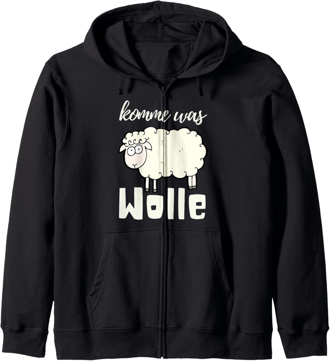 Komme Was Wolle Süsses Schaf Geschenk Wollknoll Nähen Häkeln Kapuzenjacke