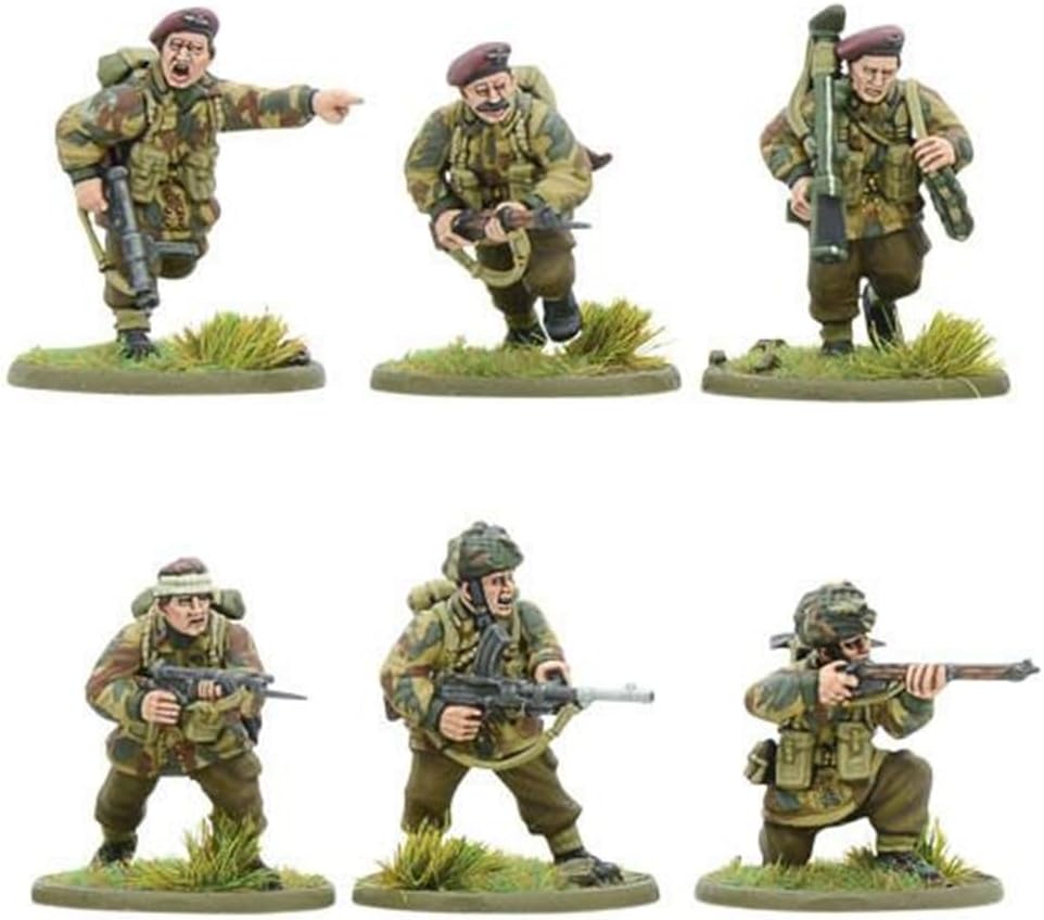 WAR-402011009A – Spiele von Kriegsherrn – britische Fallschirmjäger des Zweiten Weltkriegs und in de