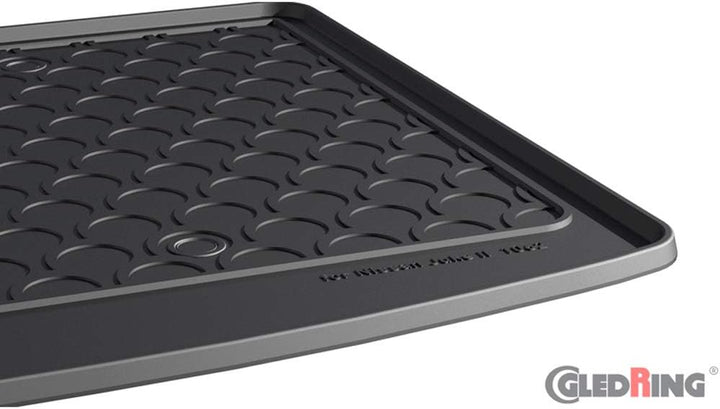 Gledring Rubbasol (Gummi) Kofferraumwanne kompatibel mit Nissan Juke II 2019- (Höhe variabele Ladebo