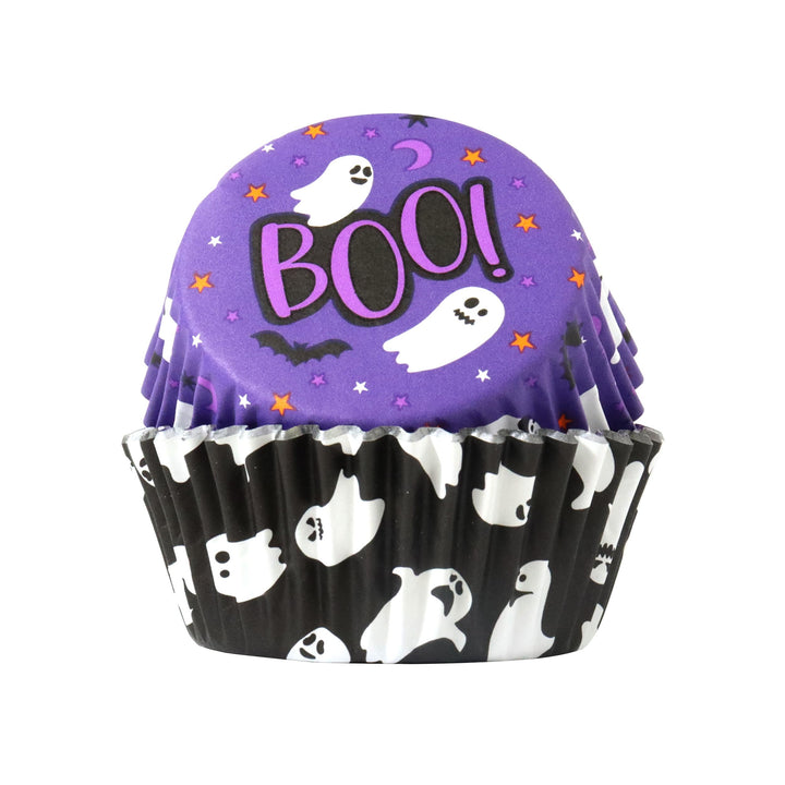 PME Halloween Folienbeschichtete Cupcake-Förmchen - Spukende Geister (60 Stück), Spukende Geister