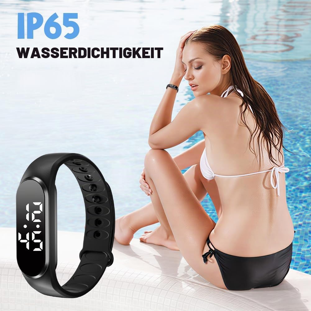 CEWROM Vibrationsalarm Erinnerung Uhr, Silent Vibrating Alarm Reminder Watch für Jungen/Mädchen, Wec
