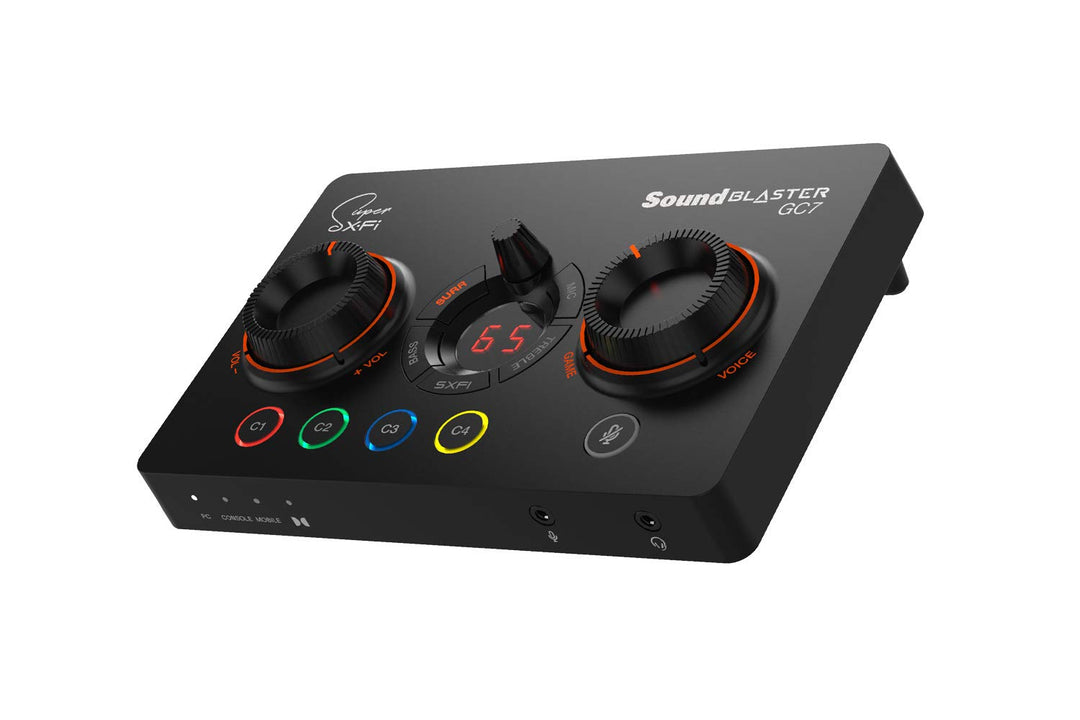 Creative - Sound Blaster GC7 Next Gen Gaming USB Soundcard Black, Black