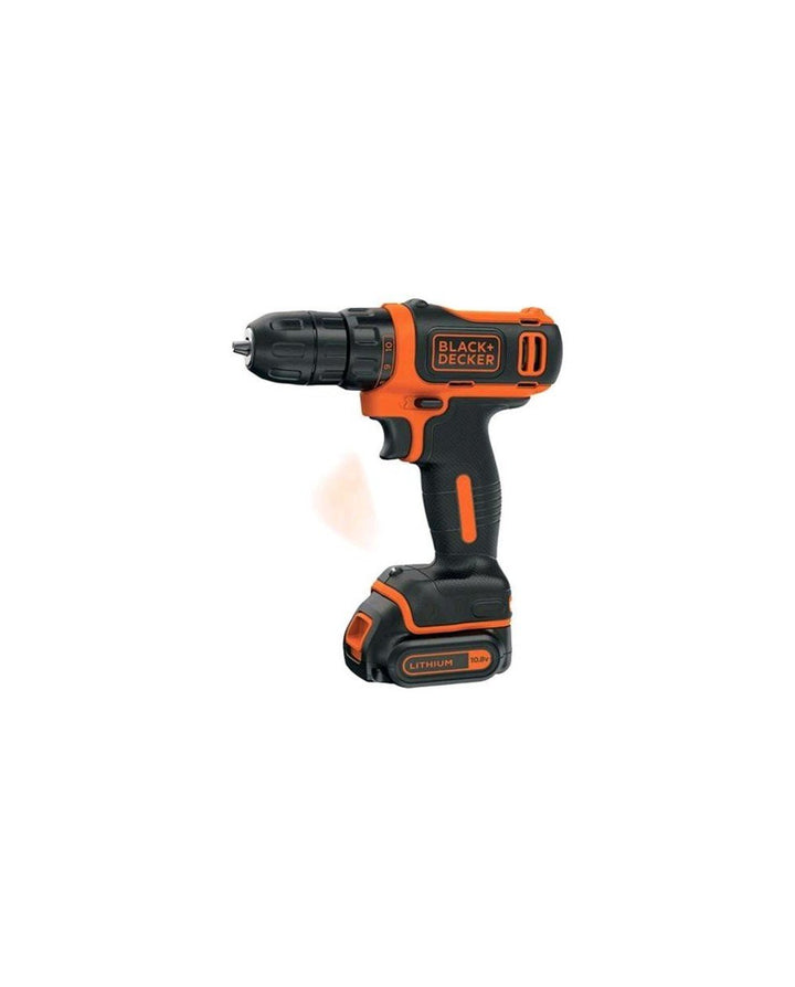 Black+Decker Li-Ion Ultra-Kompakt-Bohrer BDCDD12K – Kleiner Akkuschrauber mit ergonomischem Softgrif