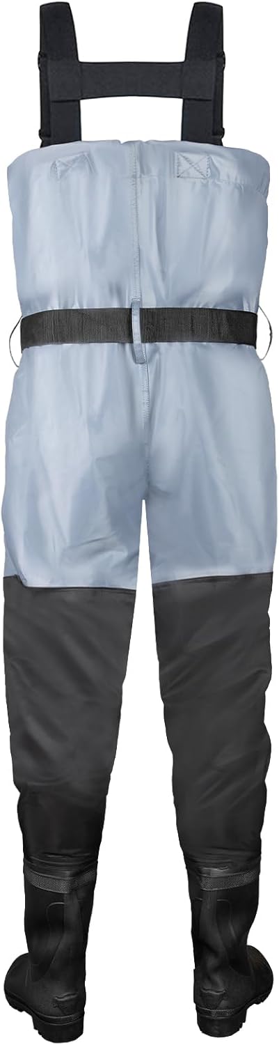 Night Cat Wathose Herren Damen Frauen Wathose mit Stiefeln Wasserdichte Atmungsaktive Crosswater Bla