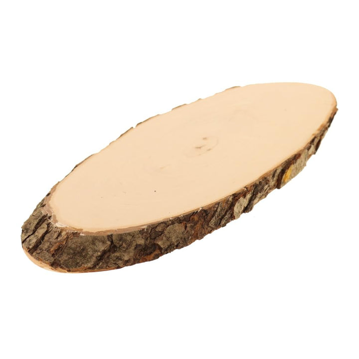 2X HOFMEISTER® Rustikales Rindenbrett zum Servieren, Dekorieren und Basteln, natürliche Holzscheibe,