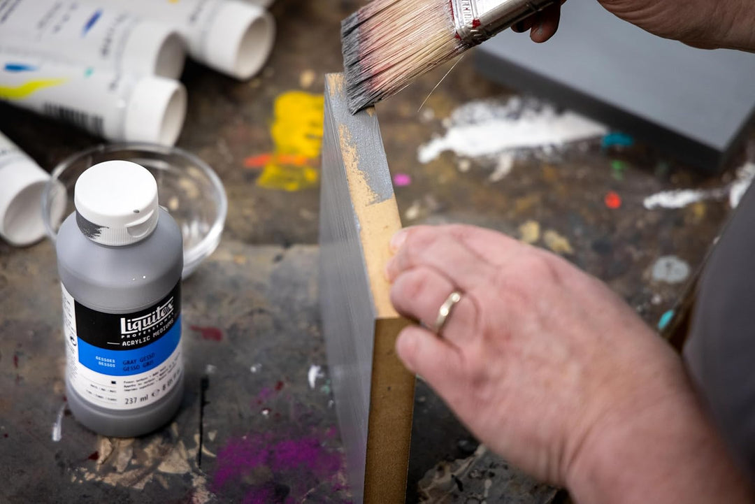 Liquitex 5336 Professional Gesso, Grundierung für Acrylfarben, Licht und Alterungsbeständiger Primer