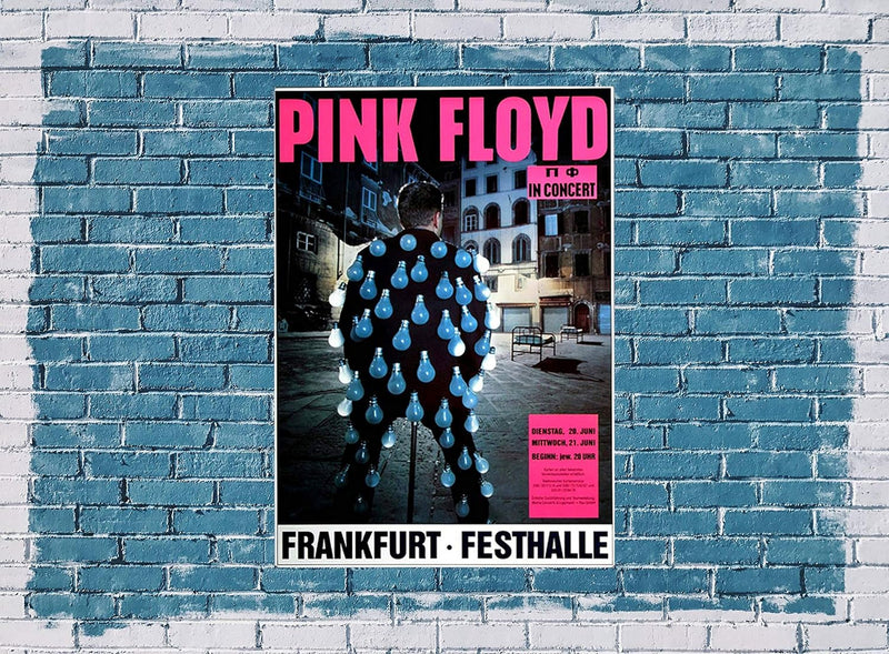 Pink Floyd - Thundersound, Frankfurt 1989 » Konzertplakat/Premium Poster | Live Konzert Veranstaltun