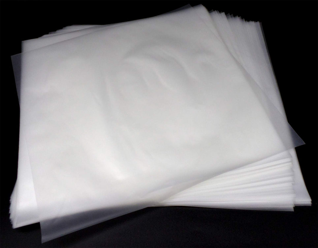 docsmagic.de 100 Inner Sleeves + Premium Resealable Outer Bags for 7" 45rpm Vinyl Records Clear - Sc