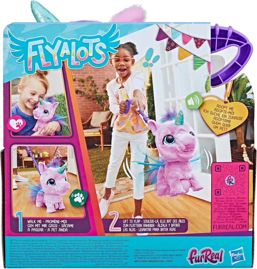 furReal Flyalots Flitter, Mein Alihorn, interaktives Spielzeug, Einhorn-Spielzeug, Animatronic Tierc