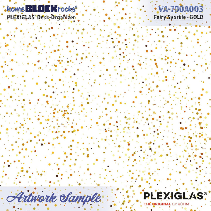 Tisch-Organizer aus PLEXIGLAS - Fairy Sparkle - GOLD SM Dots - GOLD, SM Dots - GOLD