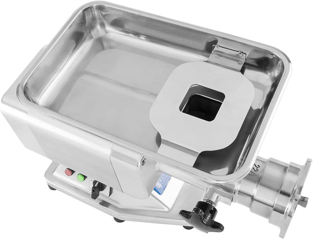 Royal Catering Edelstahl Fleischwolf Wurstmaschine Fleischmaschine (elektrisch, 220 kg/h, 1100 W, 4