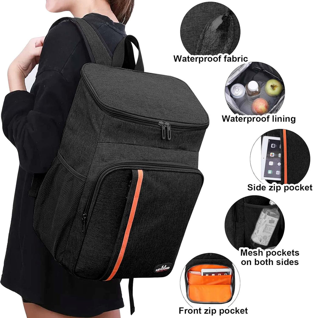 23L Picknickrucksäcke Gross Kühlrucksack Isoliert Kühltasche Outdoor Picknicktasche Thermo Rucksack