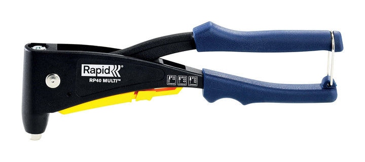 Rapid Blindnietzange RP40 Multi, Nietzange mit Universal mundstück und integriertem Messsystem, für