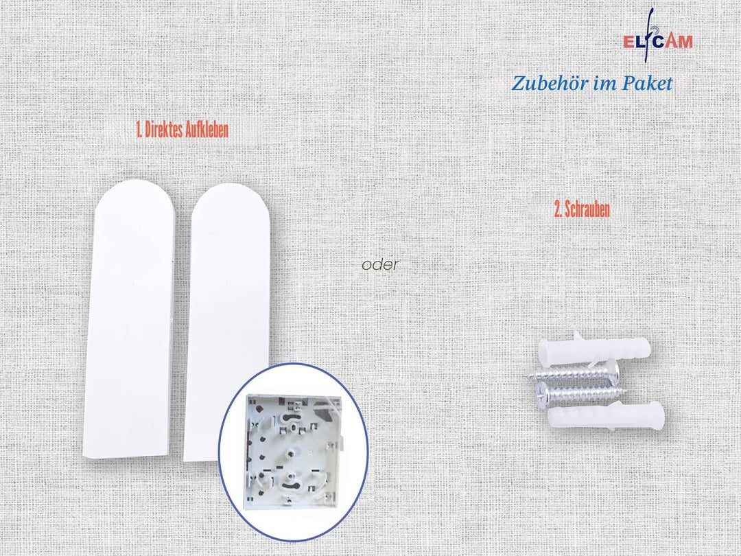 Elfcam® - 30m Glasfaser-Kabel SC/APC auf SC/APC Stecker mit Glasfaser-Abschlusspunkt (G-BOX Abschlus