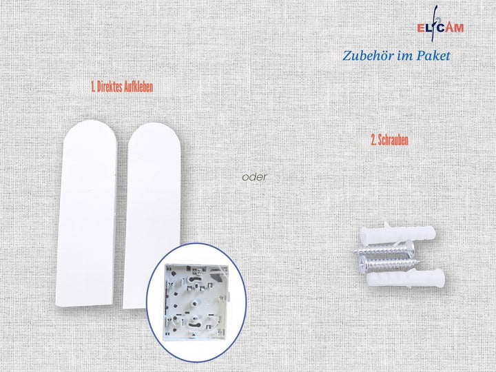 Elfcam® - 30m Glasfaser-Kabel SC/APC auf SC/APC Stecker mit Glasfaser-Abschlusspunkt (G-BOX Abschlus