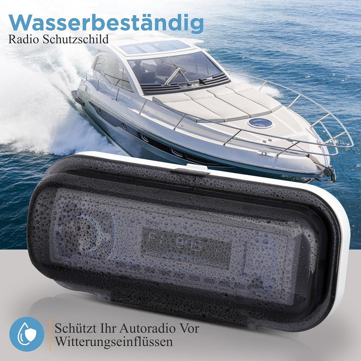 Pyle wetterfeste Radio Schild weiss, weiss