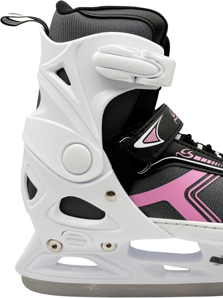 Cox Swain verstellbare Schlittschuhe Polar, Eislaufschuhe für Kinder, Jugendliche und Erwachsene bis