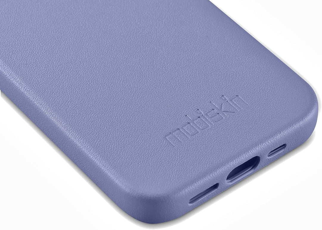 Mobiskin Hülle kompatibel mit Apple iPhone 14 Plus (6,7 Zoll), Handyhülle mit echtem Leder, Case, Sc