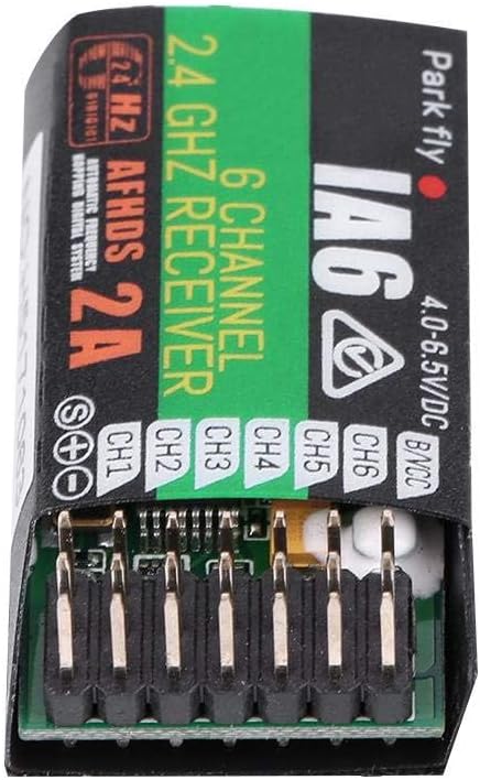 Dilwe RC-Empfänger, Flysky FS-IA6 6-Kanal-2,4-GHz-Frequenzempfänger für FS-I6, Nicht mehr als 20 dBm