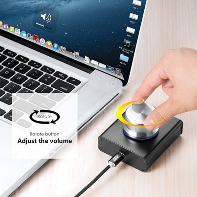Nobsound H6 USB Volume Control Knob, VOL Controller, Lossless Adjuster, Audio Digital Remote Control