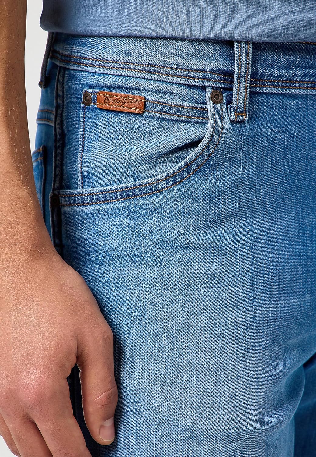 Wrangler Herren Jeans Texas Slim - Blau - Night Shade W29-W50 Stretch Baumwolle 30W / 30L Heritage H