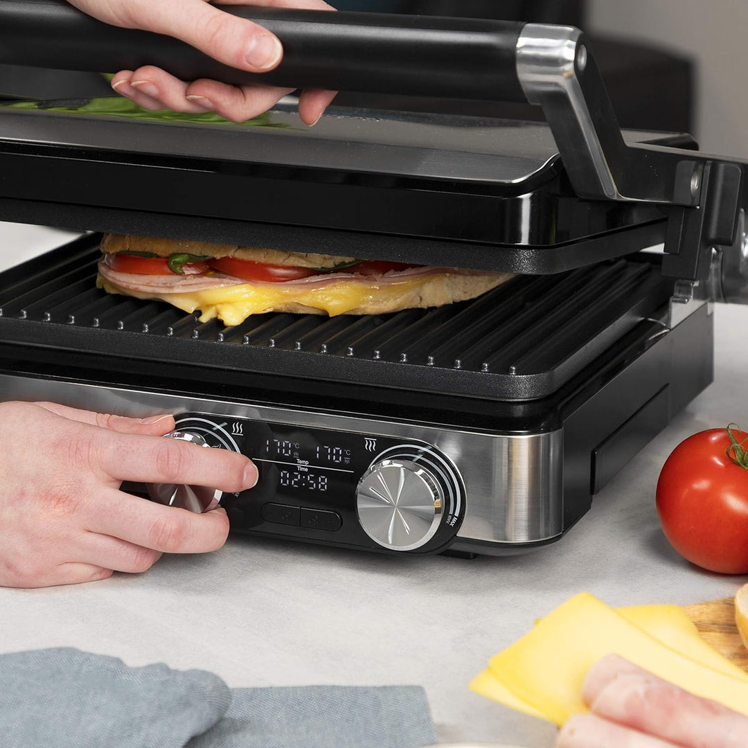 Princess 117310 Digital Grill Master Pro - Tischgrill - 2 einstellbare Thermostate - Digitales Bedie