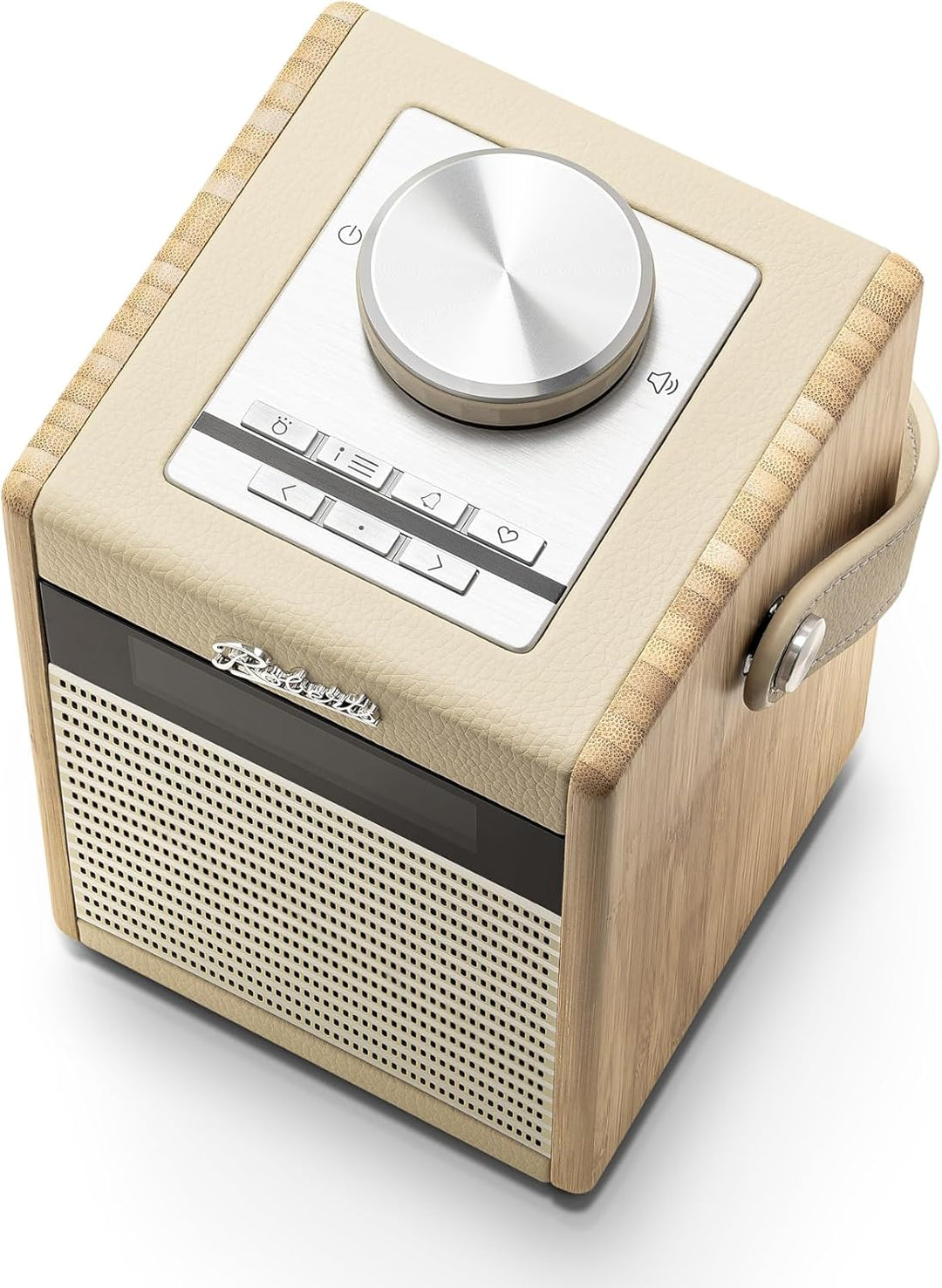 Rambler Midi Retro-Radiowecker, tragbar, Dab+/FM/Bluetooth, cremefarben