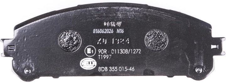 HELLA PAGID 8DB 355 015-461 Bremsbelagsatz - T1997 - Dicke/Stärke: 17.5mm - Bremssystem: Advics - ni
