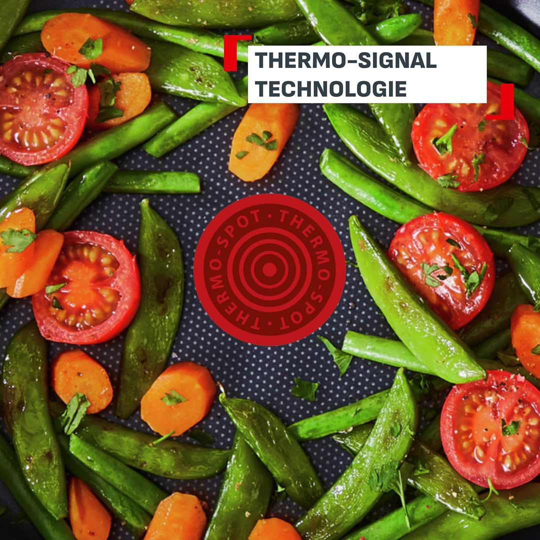 Tefal Comfort Max 3-tlg. Pfannen-Set, Power Resist Versiegelung, Thermo-Signal, Thermo-Fusion Boden,